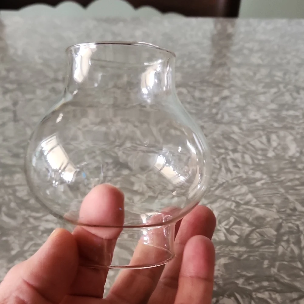 Elegant Clear Glass Globe